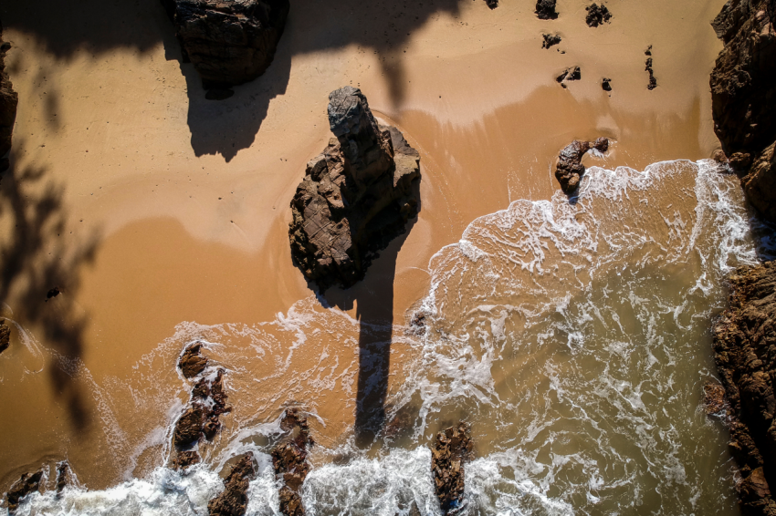 Nice rock on the beach in Quang Binh province central Vietnam (3)