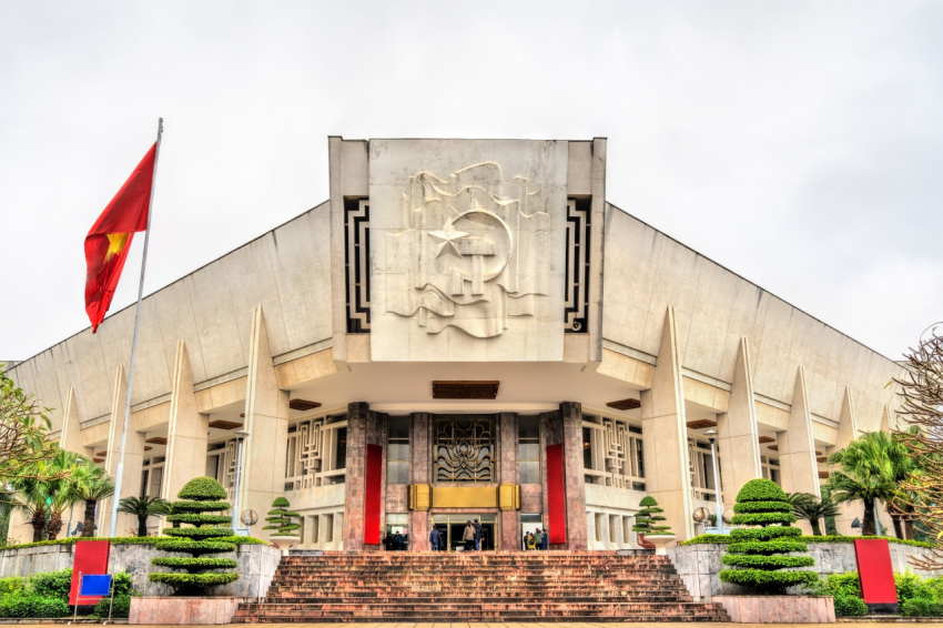 Ho Chi Minh Museum in Hanoi, Vietnam